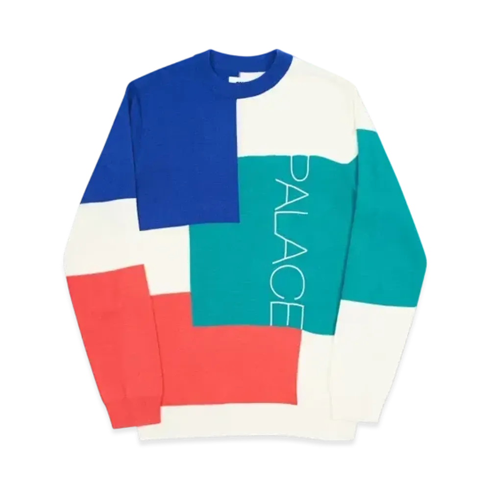 PALACE Blukko Knit "White Blue"