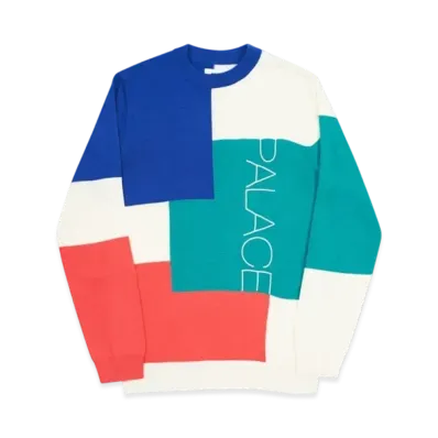 PALACE Blukko Knit "White Blue"
