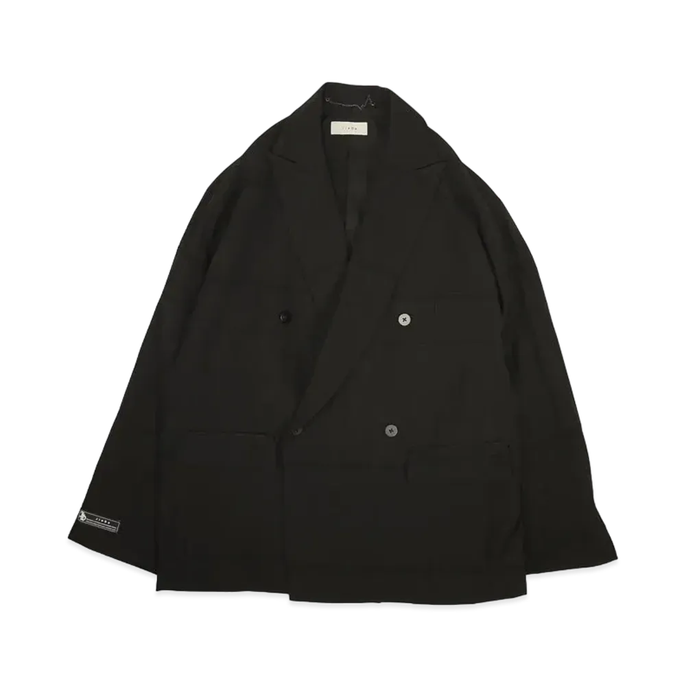 JieDa DOUBLE TAILORED JACKET "BLACK"