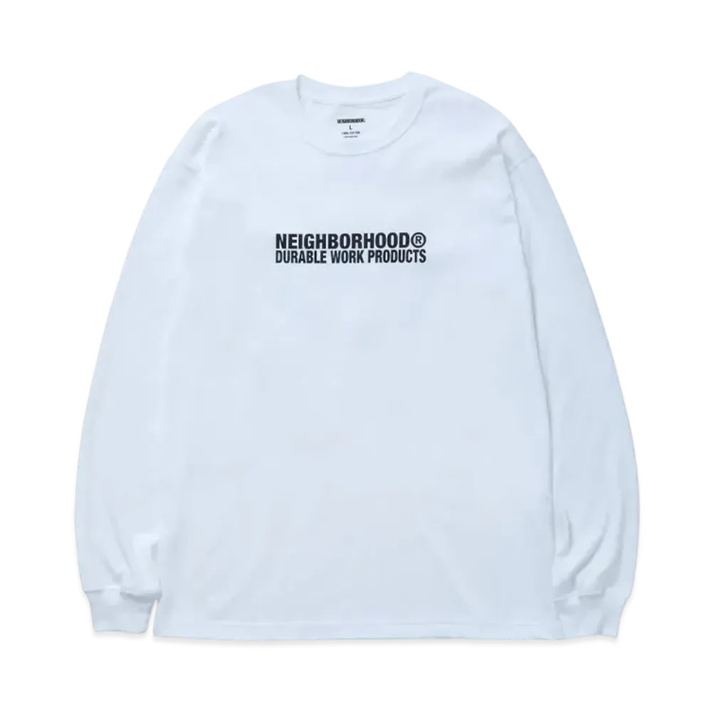 NEIGHBORHOOD NH . Tee LS-2 "White"
