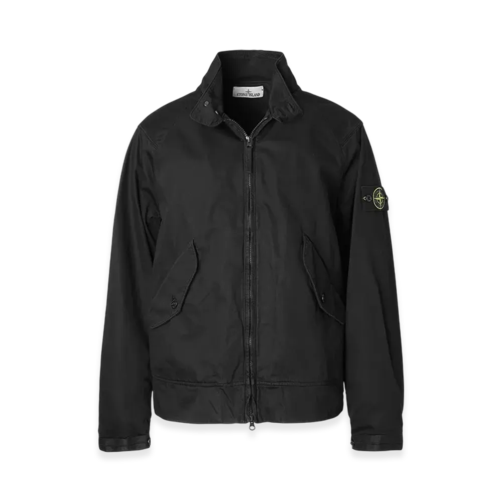 Stone Island Blouson 43734 Bio Raso with Bio-Alloy Light Cover-TC "Black"