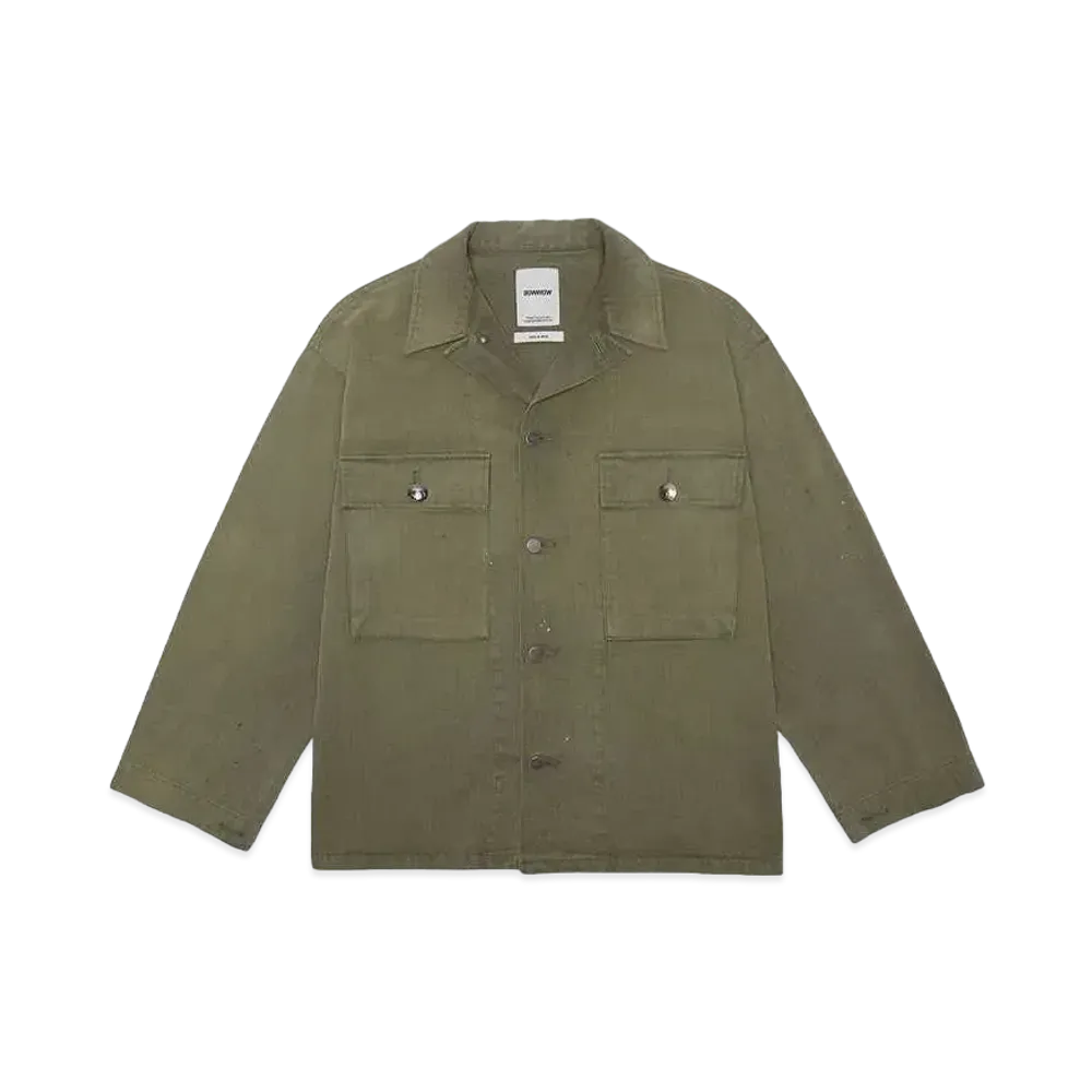 BOW WOW JOHN PEACE M42 HBT JACKET 【UNISEX】 "OLIVE DRAB AGEING"