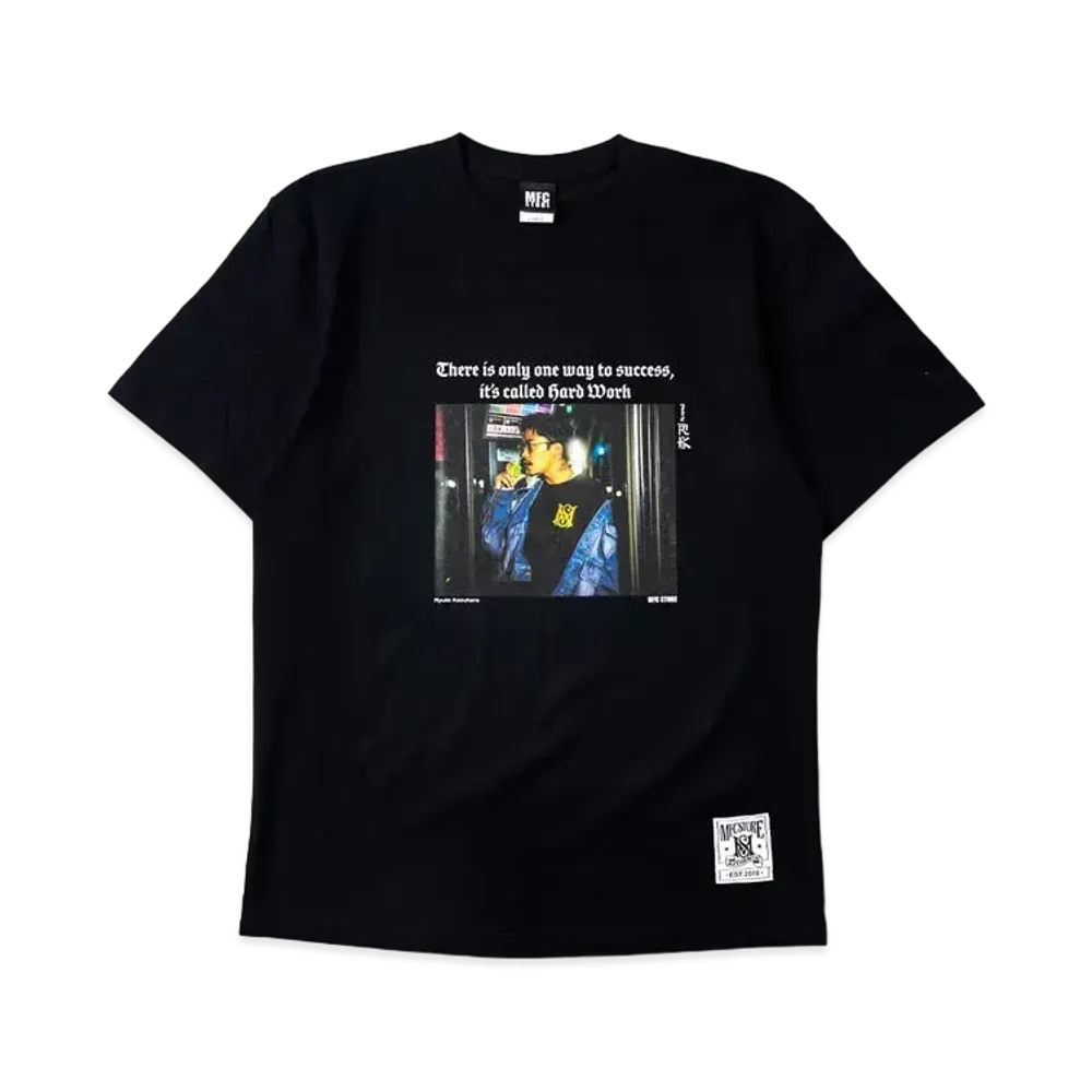 MFC STORE x 数原龍友 x RK There Is Only One Way To Success It's Called Hard Work Tee "Black"
