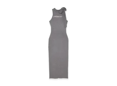 ANDMARY Women's Mary Logo Long Dress "Gray"