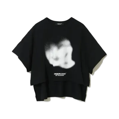 UNDERCOVER Cotton Short Wide T-Shirt "Black"