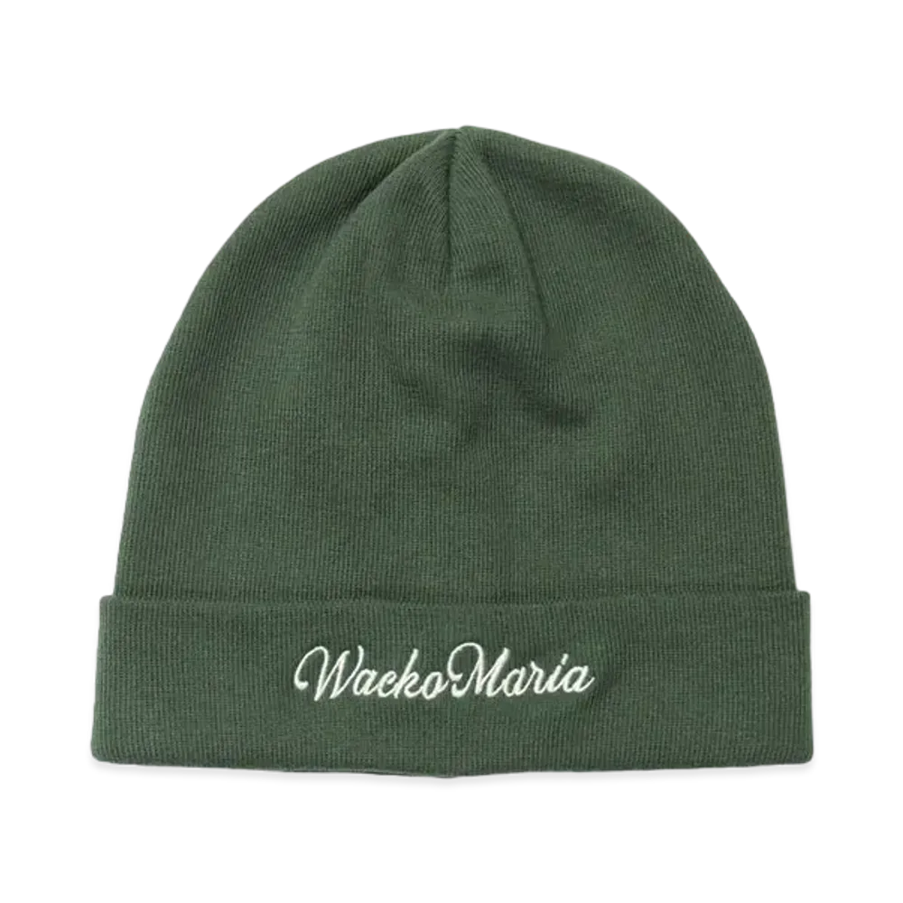 WACKO MARIA Cotton Knit Watch Cap "Green"