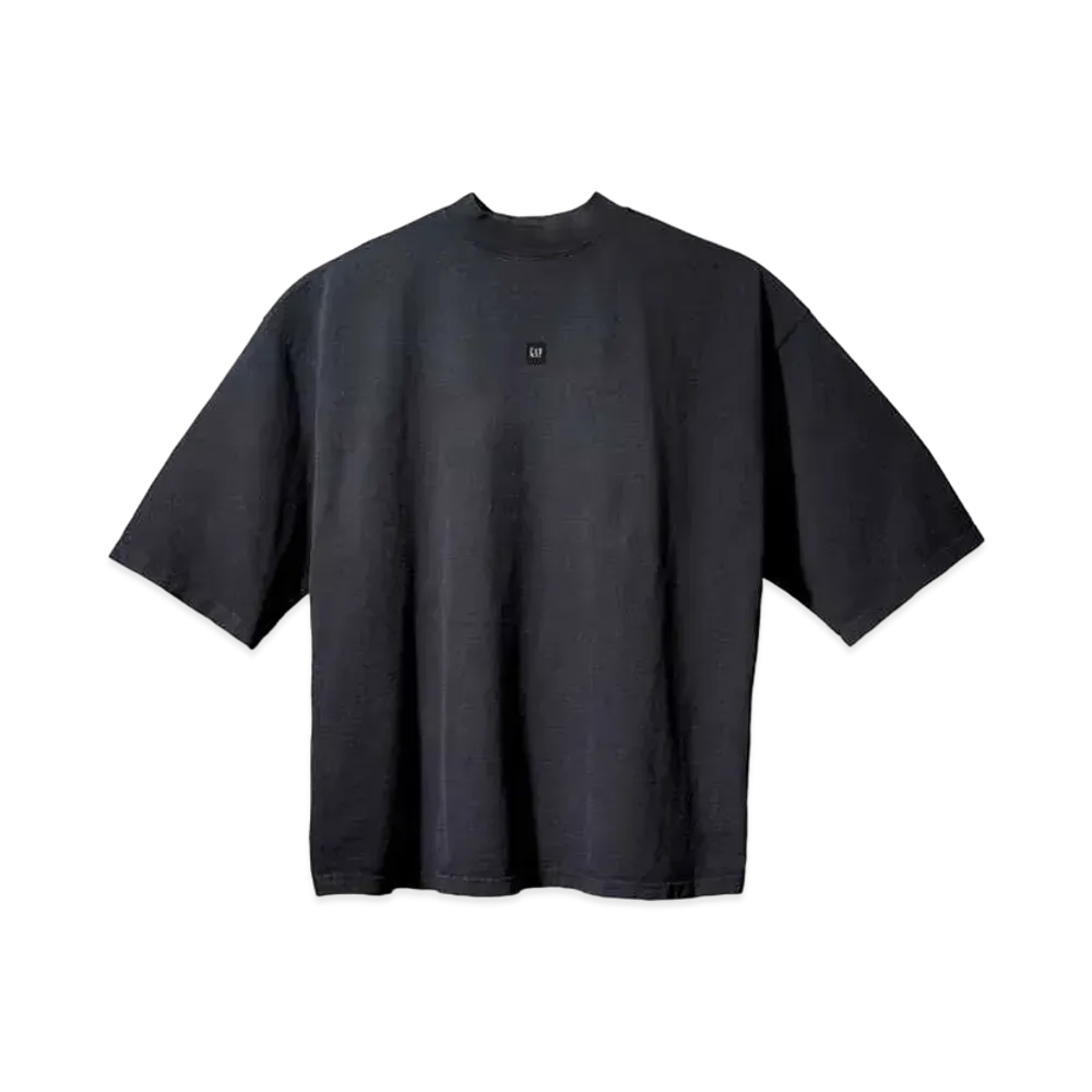 YEEZY GAP Logo 3/4 Sleeve Tee "Washed Black"