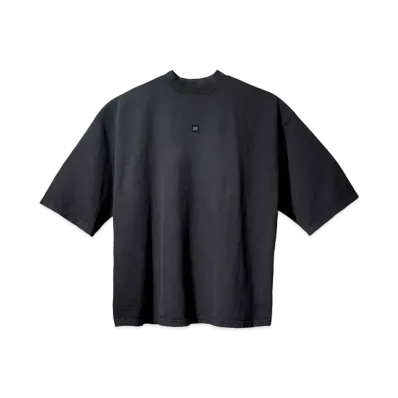 YEEZY GAP Logo 3/4 Sleeve Tee "Washed Black"