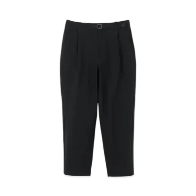 Goldwin One Tuck Tapered Ankle Pants (Unisex) "Black"