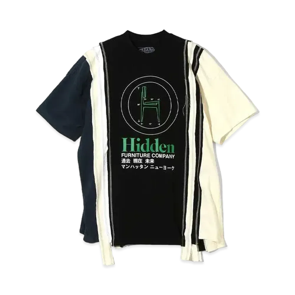 Needles x HIDDEN 7 Cuts Wide Tee - Hidden "Assort Black"