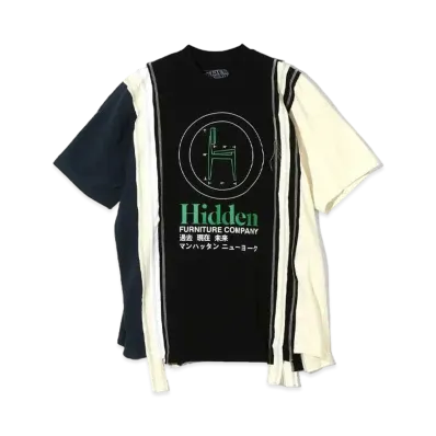Needles x HIDDEN 7 Cuts Wide Tee - Hidden "Assort Black"