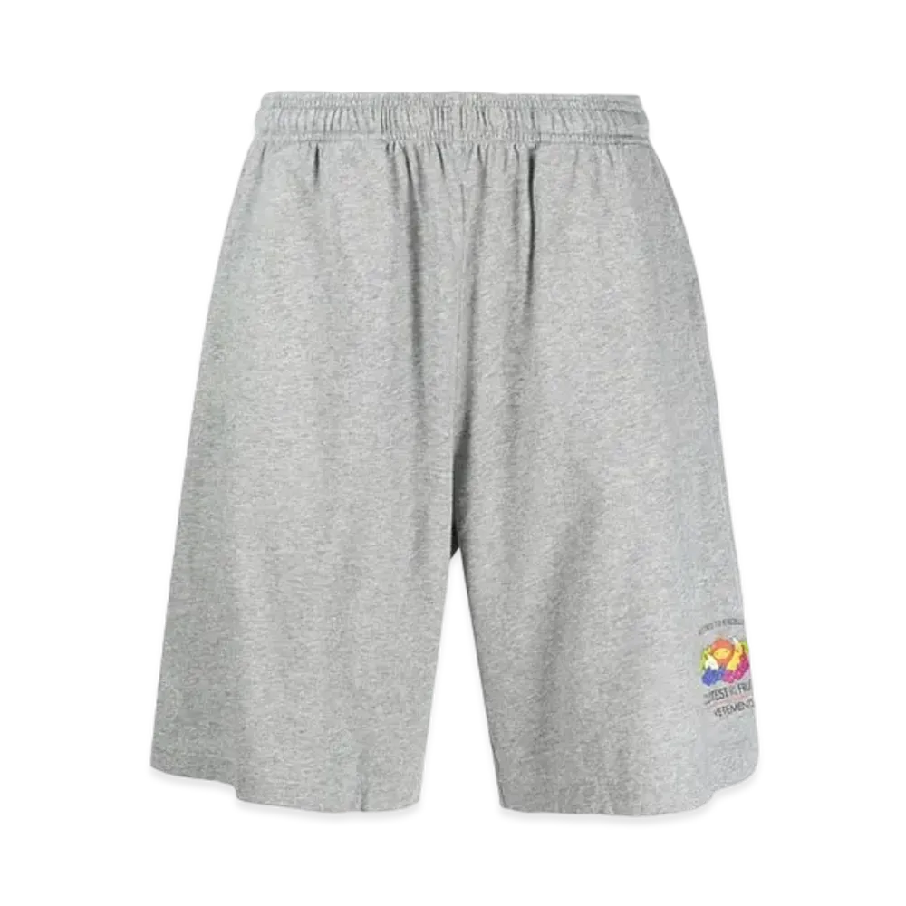 VETEMENTS Cutest Of Fruits Shorts "Grey"