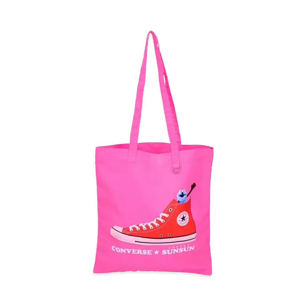 Converse x PUPPET SUNSUN Flat Tote Bag "Pink"