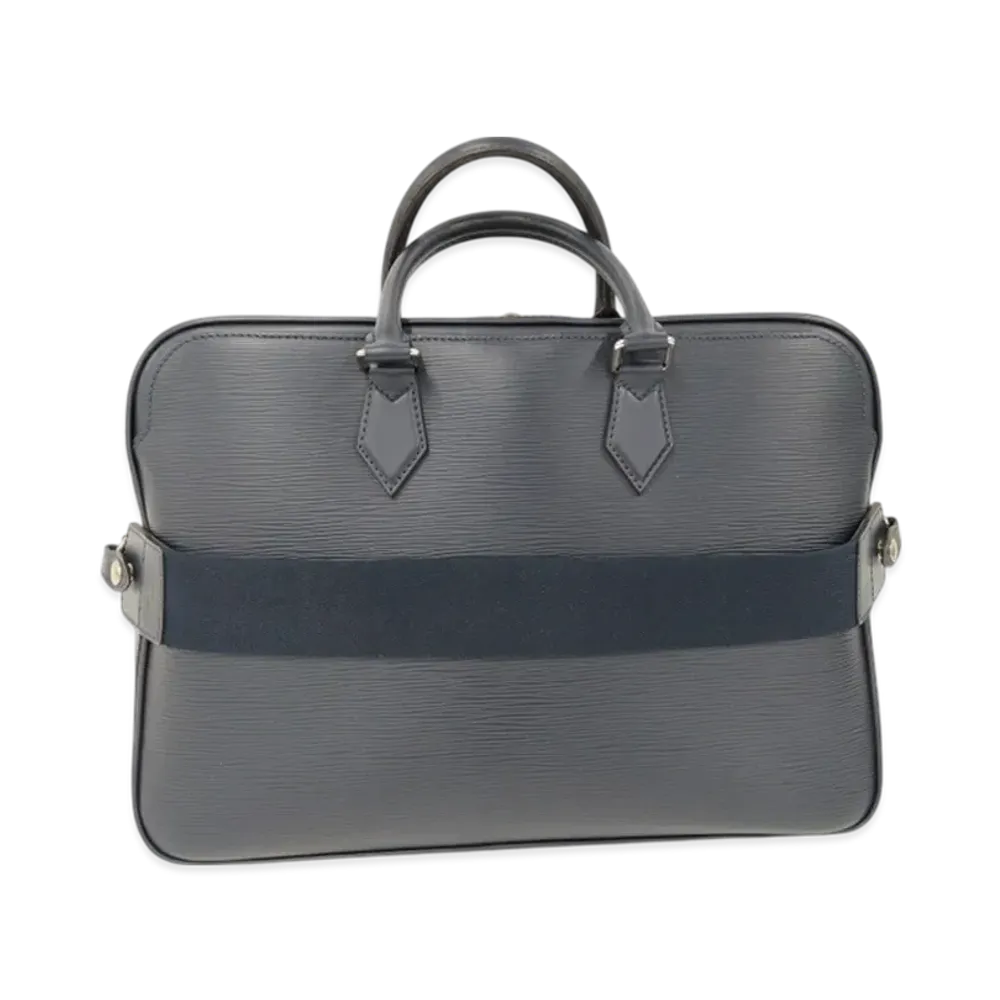 Louis Vuitton Dandy Briefcase MM Epi Leather "Bleu Marine"