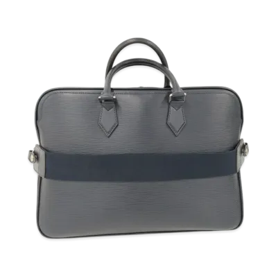 Louis Vuitton Dandy Briefcase MM Epi Leather "Bleu Marine"
