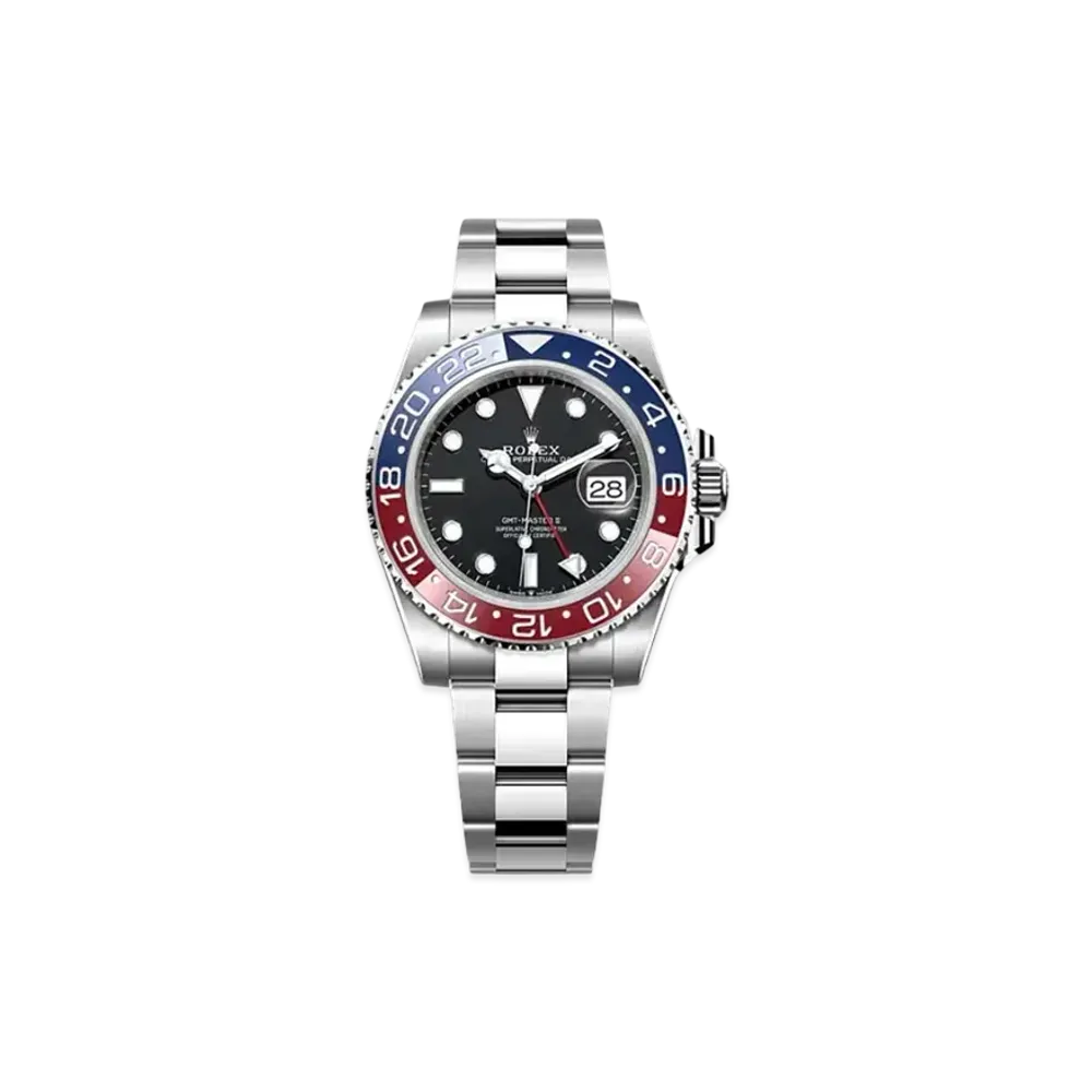 ROLEX GMT Master II Oyster Bracelet "Red/Blue/Pepsi" 126710BLRO