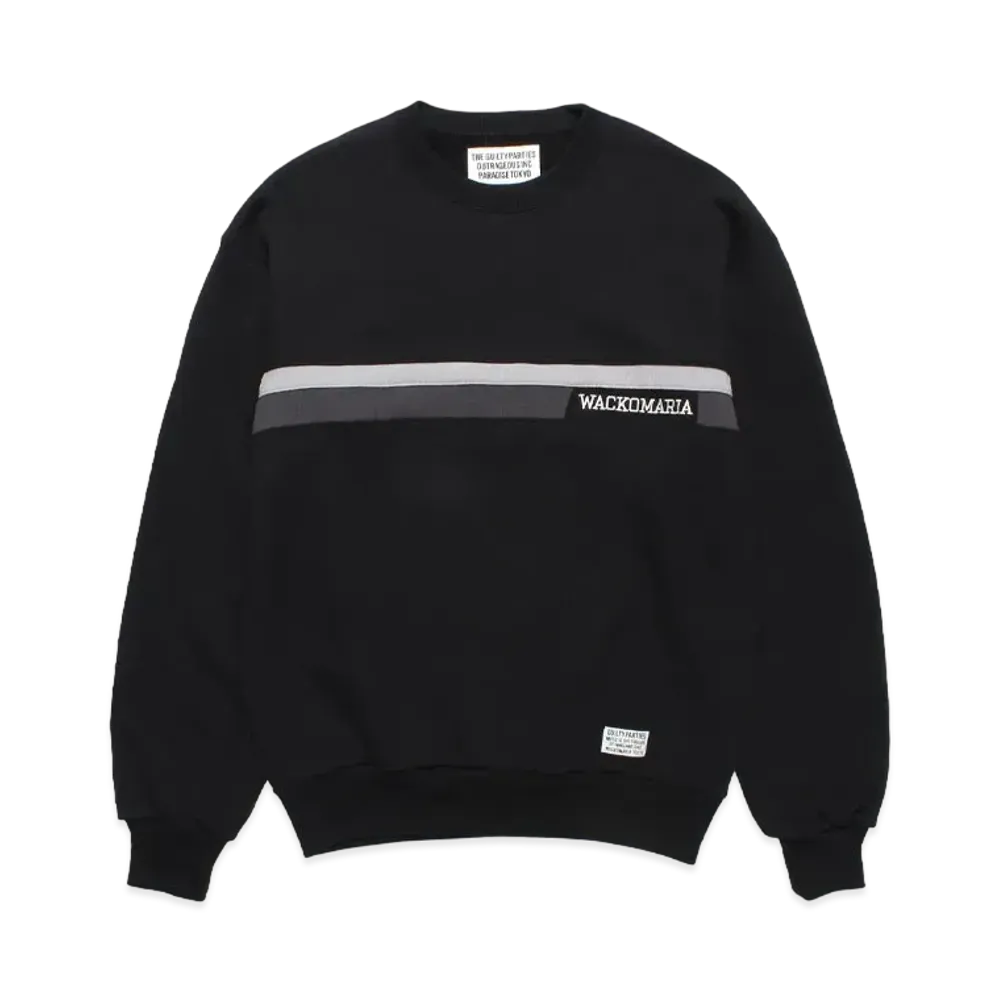 WACKO MARIA Middle Weight Sweat Shirt "Black"