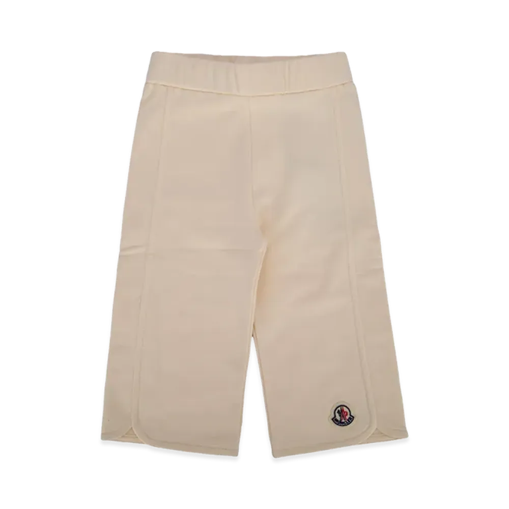 MONCLER Kids Sweat Bottoms "Cream"