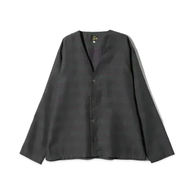 Needles Cardigan Jacket - Pe/C Fine Pattern Stripe Jq. "Green"