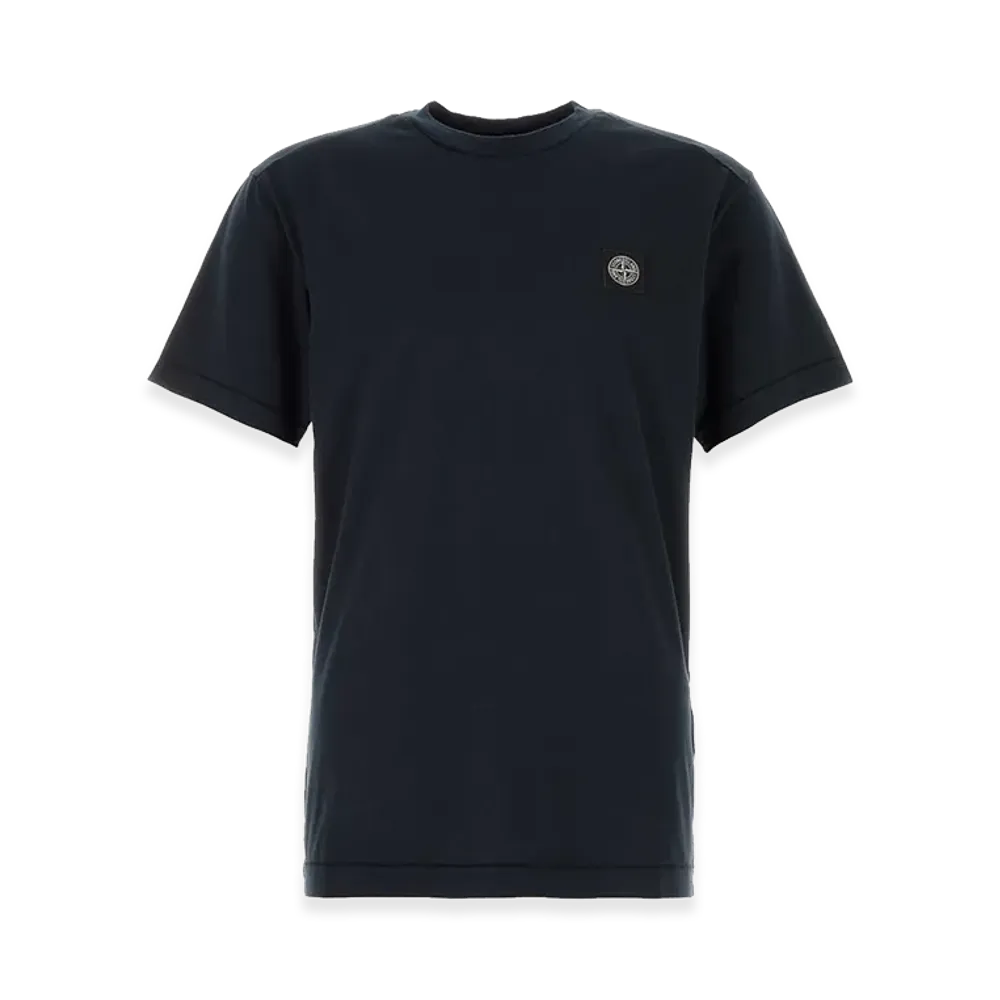 Stone Island Midnight Blue Cotton T-Shirt "Blue"