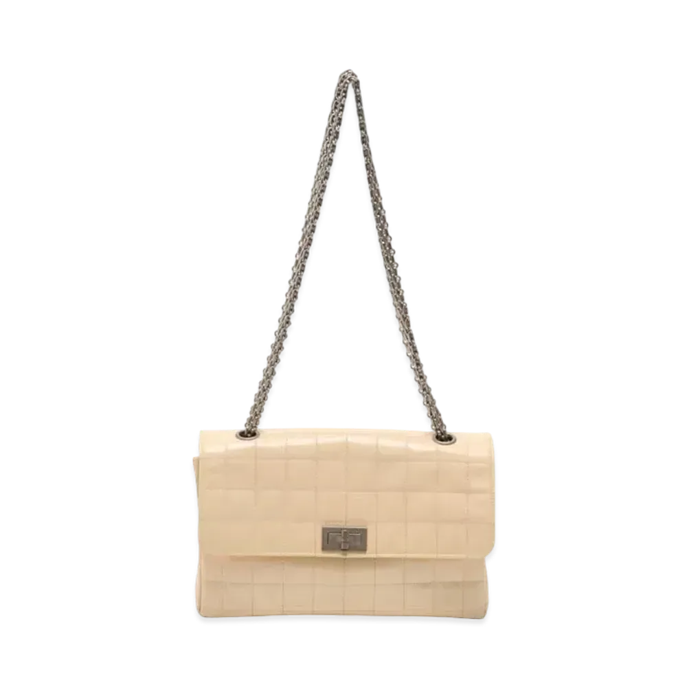 CHANEL 2.55 Chocolate Bar Shoulder "Beige"