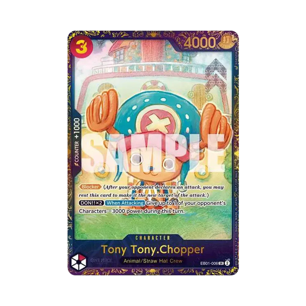 トニートニー・チョッパー SR [EB01-006]【英語版】(プロモーションカード「トレジャーカップ トップ 64」)
