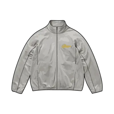 Supreme Velour Mesh Track Jacket "Silver"