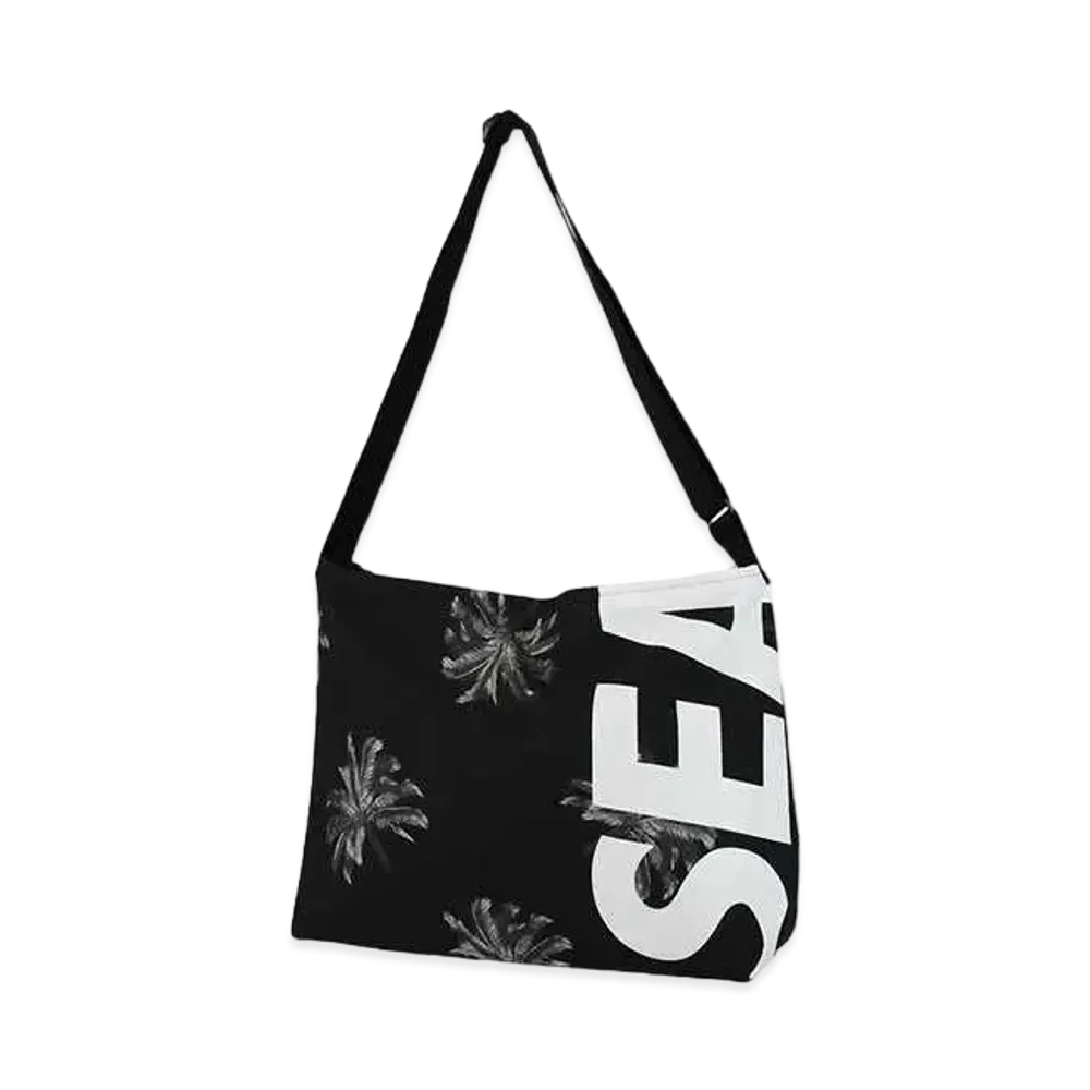 WIND AND SEA Palm tree (Pattern) Messenger Bag "Bkack"