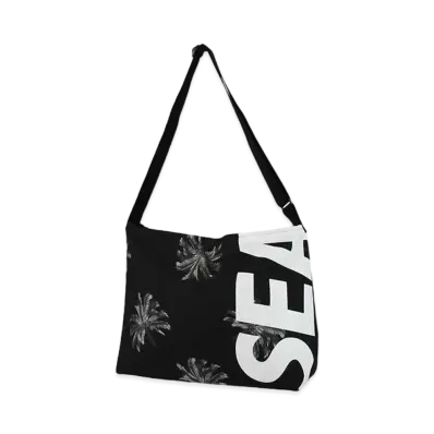 WIND AND SEA Palm tree (Pattern) Messenger Bag "Bkack"