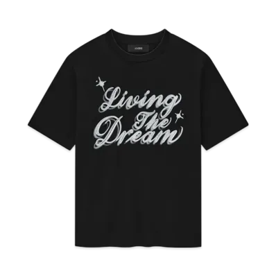 AMIRI Crystal Living The Dream Tee "Black"