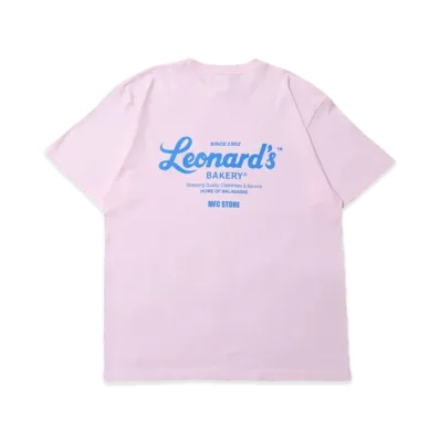 MFC STORE x Leonard's Bakery Logo Tee "L.Pink"
