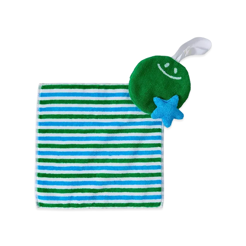 FamilyMart Convenience Wear x NIGO Towel in Pouch Sun and Star "Green"
