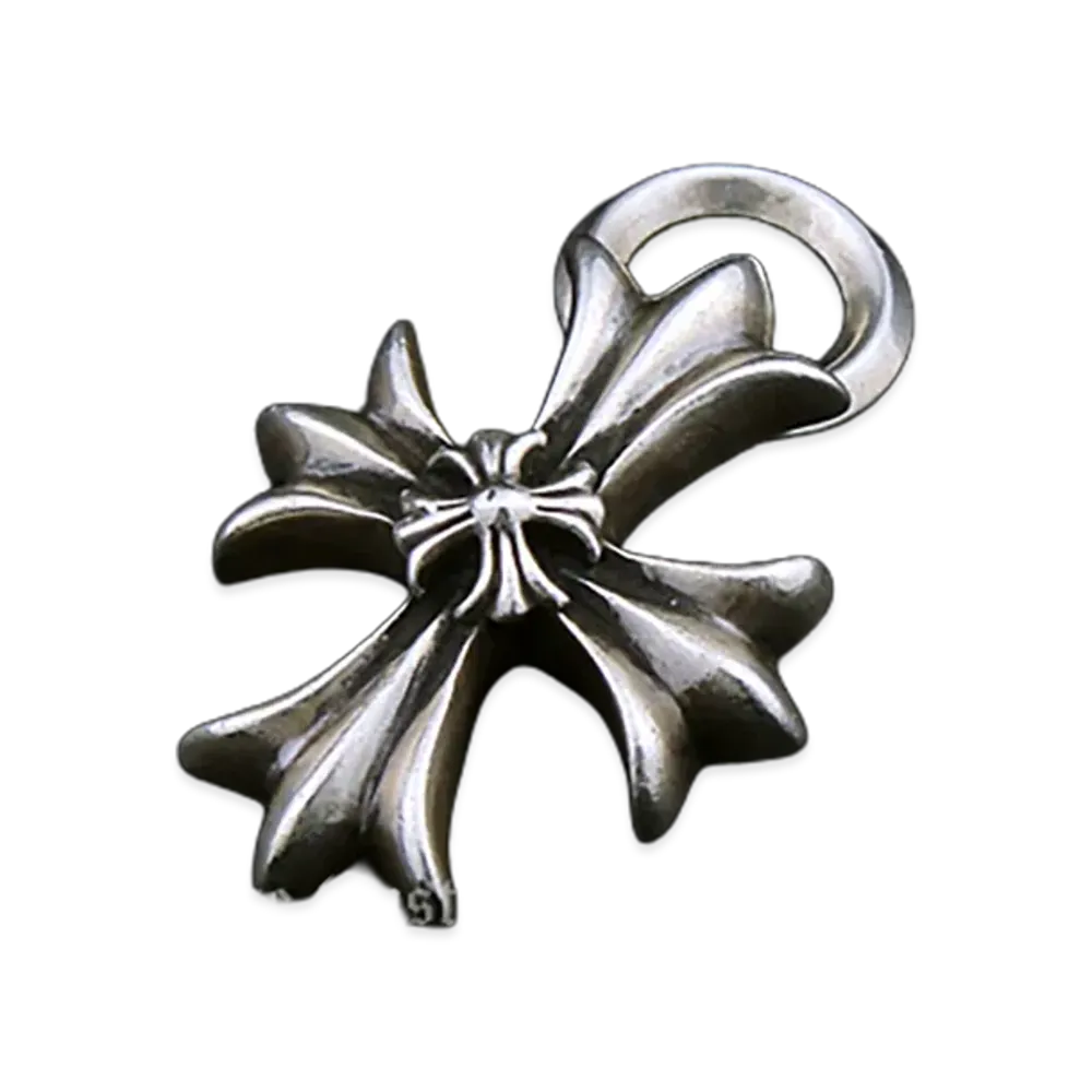 Chrome Hearts Double CH Plus Pendant "Silver"