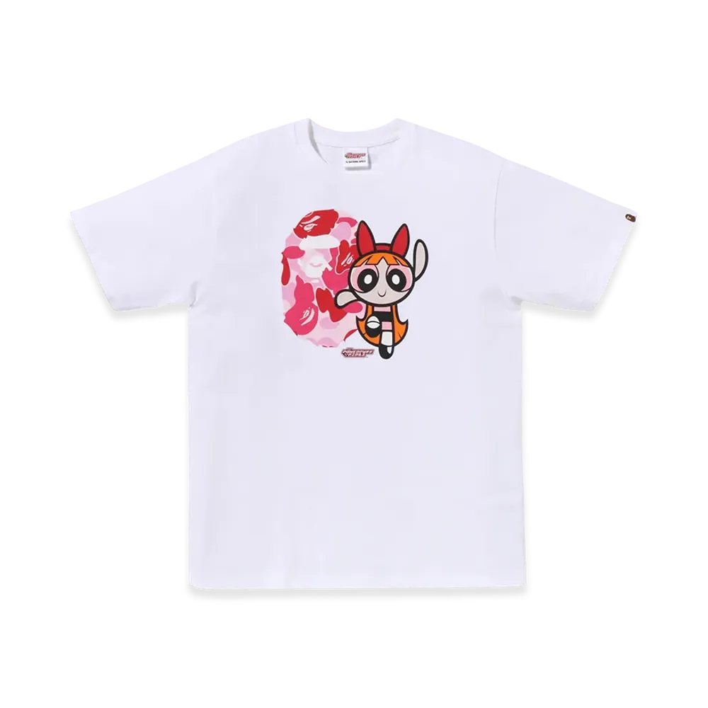 A BATHING APE x The Powerpuff Girls Blossom Tee "White"