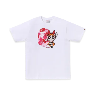 A BATHING APE x The Powerpuff Girls Blossom Tee "White"
