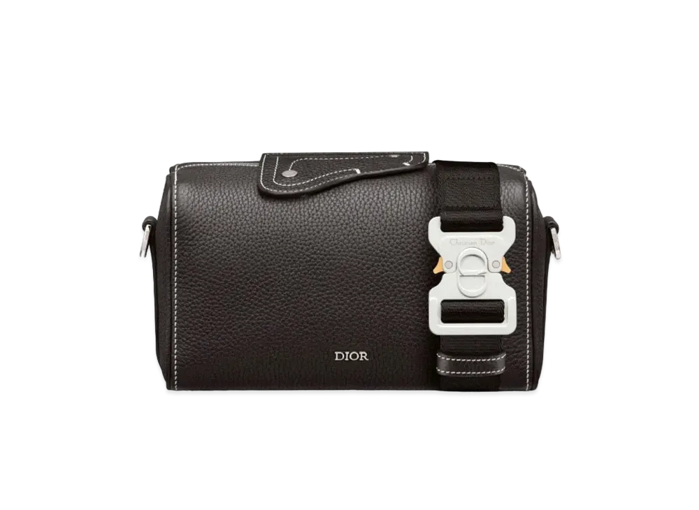 Dior Lingot 22 Bag Grained Calfskin "Black"