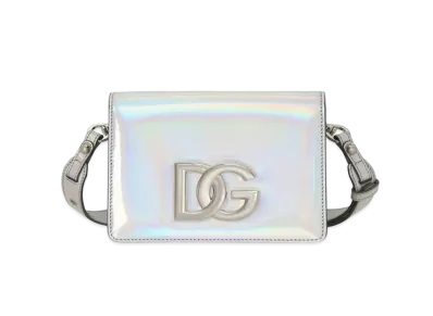 Dolce&Gabbana 3.5 Cross Body Bag Strobo Calfskin "Silver"