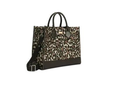 Dolce&Gabbana Shopping Bag Lage Camouflage Jacquard "Multicolor"