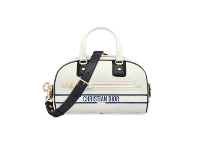 Dior Vibe Small Bowling Bag Smooth Calfskin "White"
