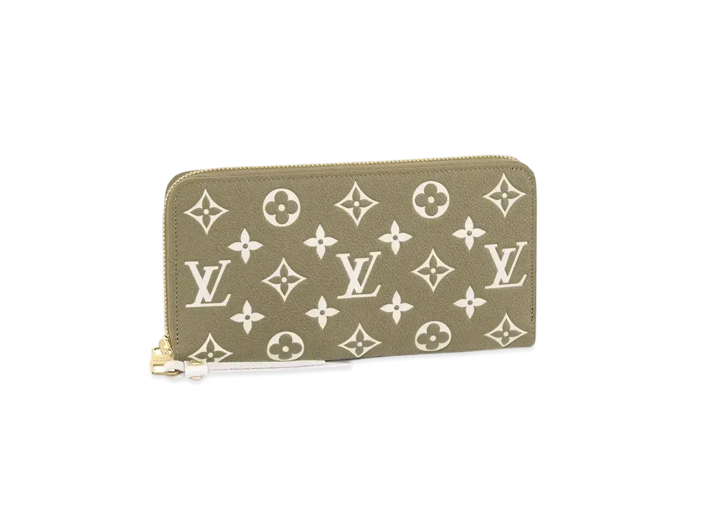 Louis Vuitton Zippy Wallet Monogram Empreinte "Khaki"