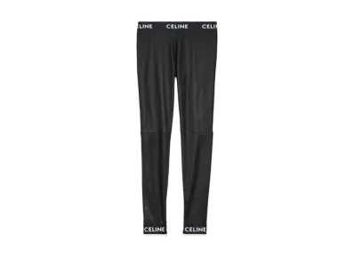 CELINE Stretch Leggings / Lamskin "Black"