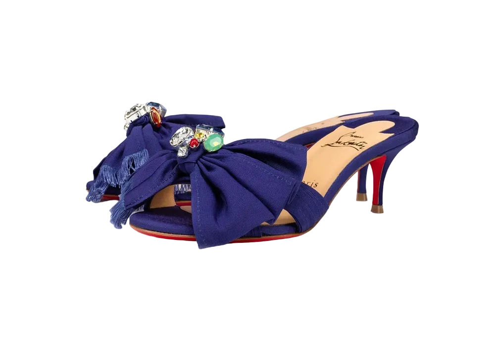 Christian Louboutin Marie Anne 55 mm "Navy"