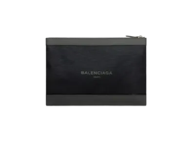 BALENCIAGA Navy Clip M "Black"