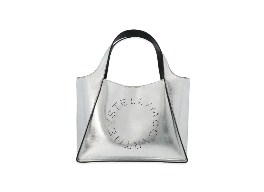 STELLA McCARTNEY Stella Logo Crossbody "Metallic Silver"