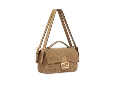 FENDI Baguette Multi Sheep Skin Bag "Beige"