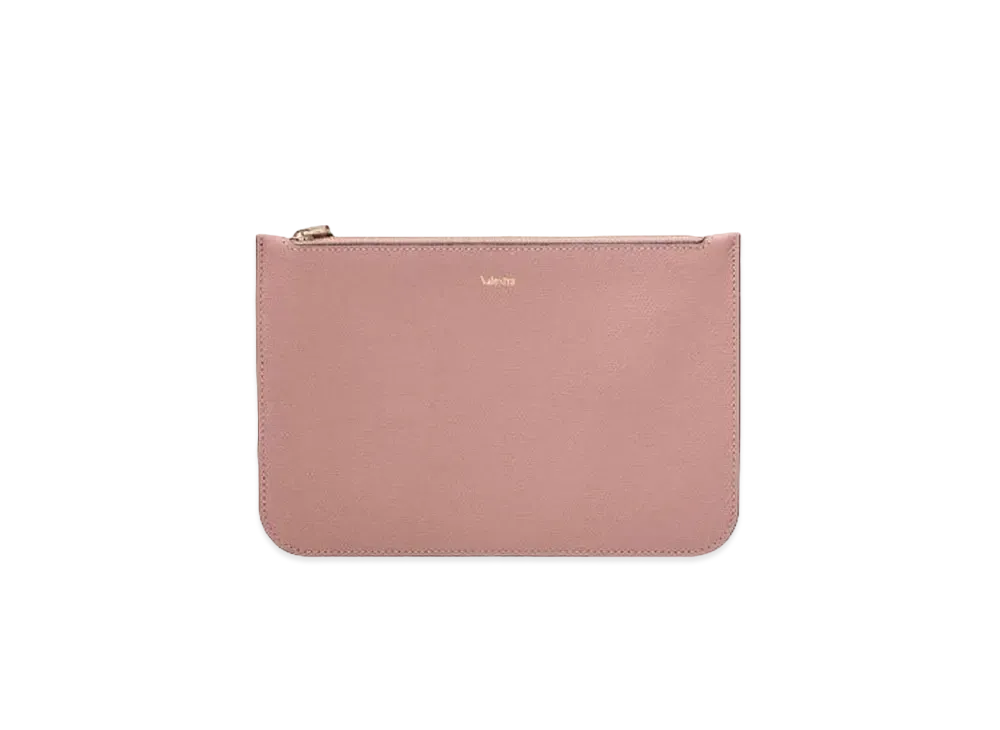 Valextra Zip Pouch "Rose Pink"