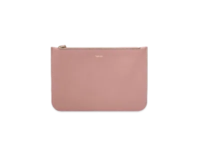 Valextra Zip Pouch "Rose Pink"