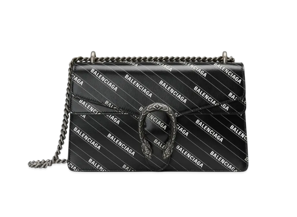 GUCCI x BALENCIAGA The Hacker Project Small Dionysus Bag "Black"