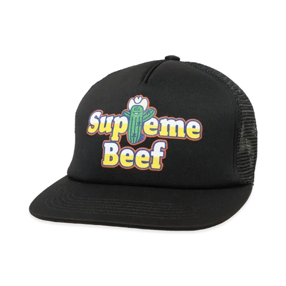 Supreme Beef Mesh Back 5-Panel "Black"