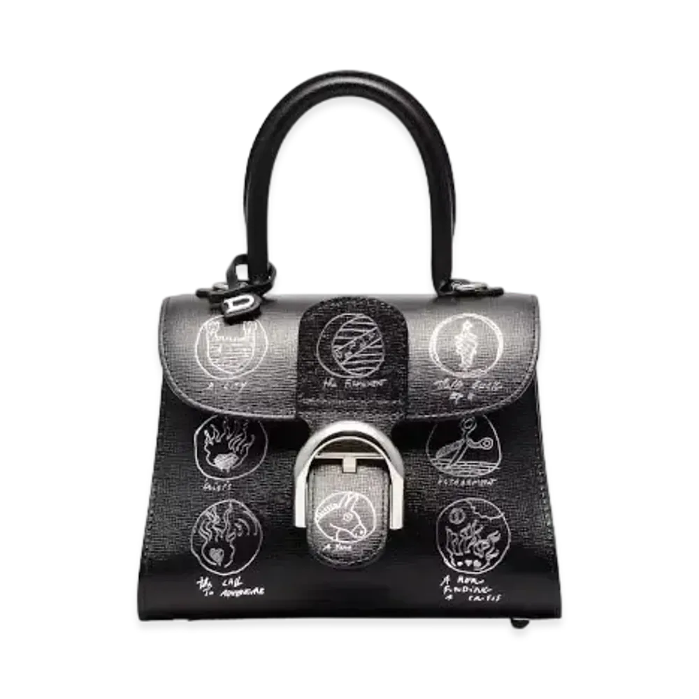 DELVAUX x Kasper Bosmans Brillant Mini Talisman "Black"